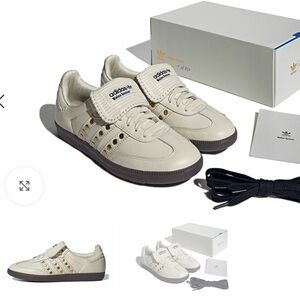 Adidas x Maison Margiela white trainers #collab #sneakers